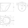 Унитаз подвесной безободковый BELBAGNO AMANDA-TOR BB051CH-TOR-FC/BB051SC