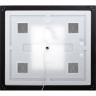 Зеркало BELBAGNO SPC-KRAFT-600-800-LED-TCH-WARM-NERO в алюминиевой раме со встроенным светильником, сенсорным выключателем и подогревом, 600x32x800